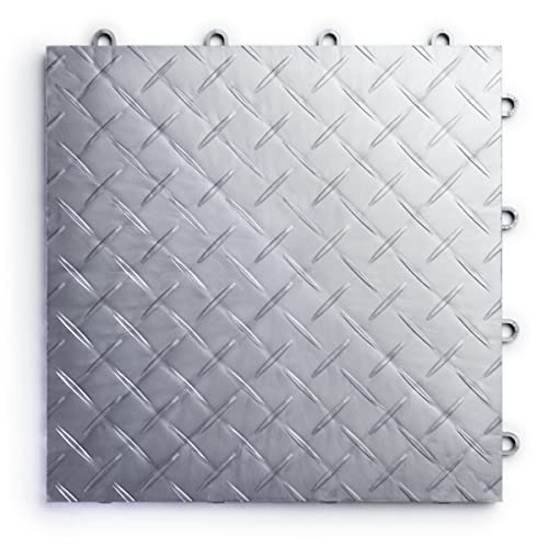 SnapLock RaceDeck Diamond 12"x12" Interlocking Garage Tiles (24 Count)
