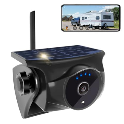 1080P Solar Magnetic Wireless Backup Hitch Camera