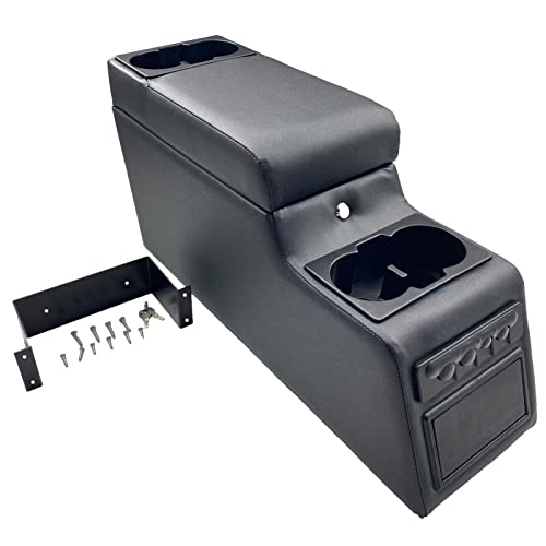 31515 Denim Black Deluxe Locking Center Console for Jeep CJ
