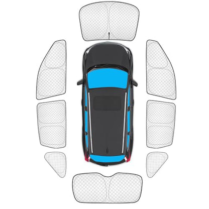8pcs Full Window Sun Shades Custom Fit for Honda CR (8 Count)