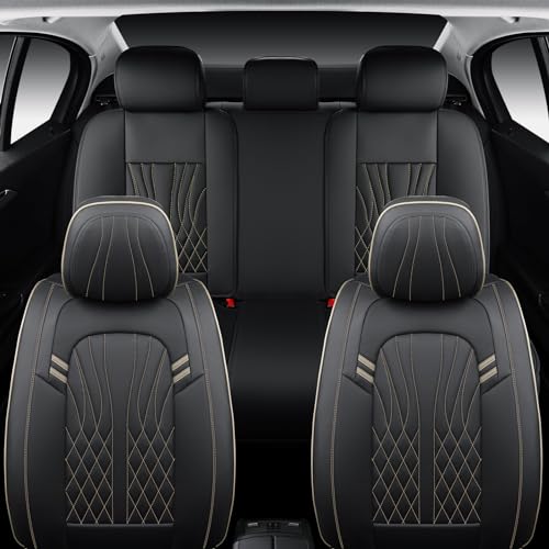 Leather Car Seat Covers 5 Pieces