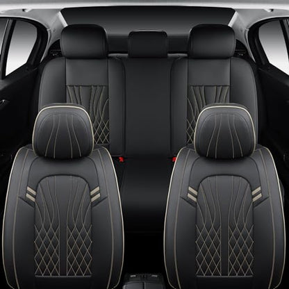 Leather Car Seat Covers 5 Pieces