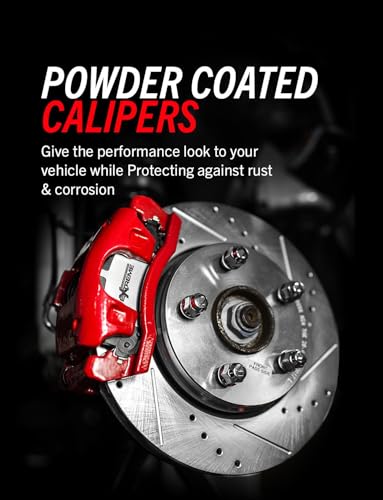 Front Brake & Caliper Kit for Chrysler Town & Country 2008