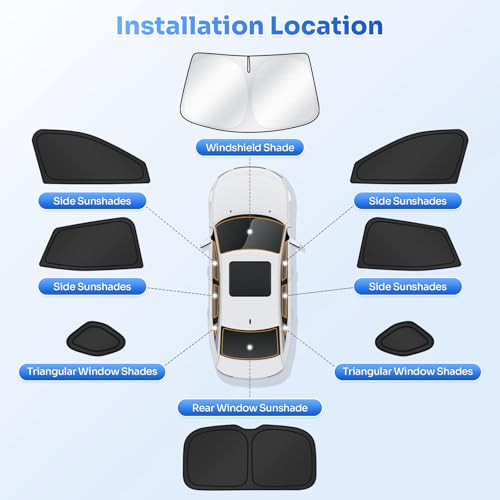Sunshades for 2024 2025 2026 Chevrolet (8 Count)