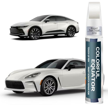 070 Blizzard Pearl Tricoat Car Touch Up Paint for Toyota OEM Color Match