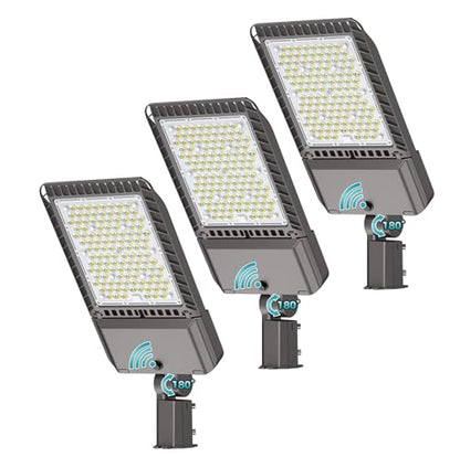 180W Parking Lot Light 32400LM LED Street Lights Outdoor 3Pack