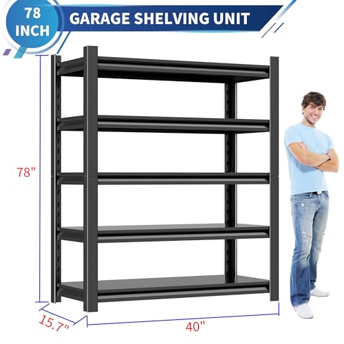 5 Tier Garage Shelving (5 Count)