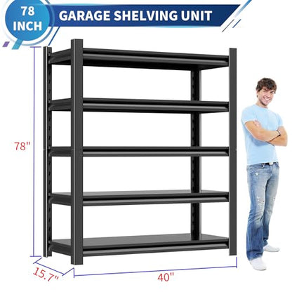 5 Tier Garage Shelving (5 Count)