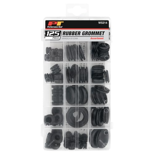 W5214 125 Piece Rubber Grommet Assortment Kit