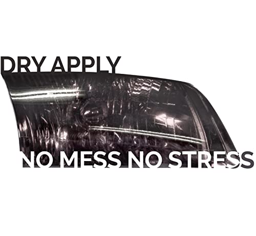 Extra Wide Headlight Taillight Vinyl Tint Wrap (5 Feet)