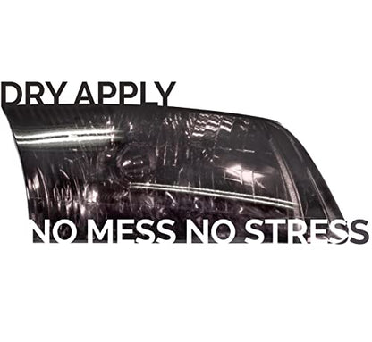 Extra Wide Headlight Taillight Vinyl Tint Wrap (5 Feet)