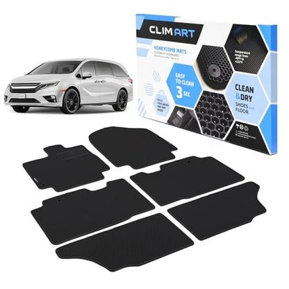 All Weather Car Floor Mats Compatible with Honda Odyssey 2018