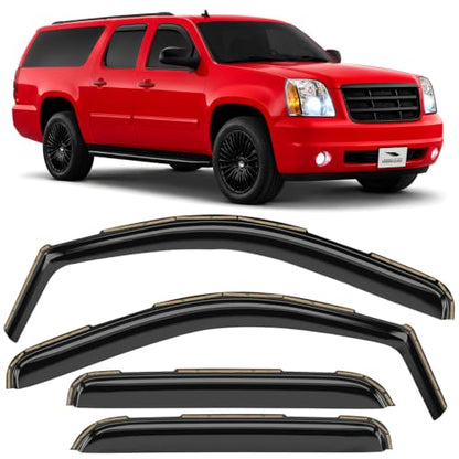 in Channel Extra Durable Rain Guards for GMC Yukon XL 1500 2007