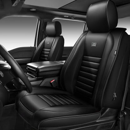 Nappa Leather Car Seat Covers Front Seats