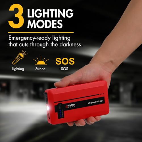 EL7601 iOnBoost V8 Slim Jump Starter 1200A Peak 12V Portable Booster