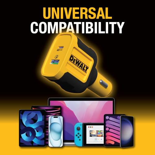Heavy Duty USB + USB C Car Charger Adapter