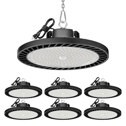 UFO LED High Bay Lights 5000K 150W 22500 LM 6 Pack (6 Count)