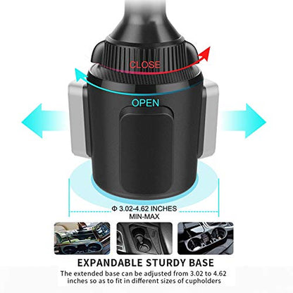 Sturdy Cup Holder Tablet Mount for Car