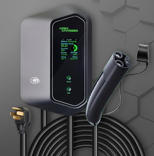 MACH 1 NACS Connector. Fast 48 Amp Level 2 EV Charger