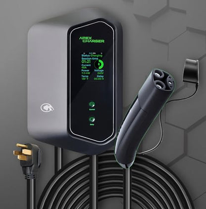 MACH 1 NACS Connector. Fast 48 Amp Level 2 EV Charger