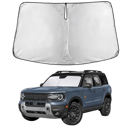 Windshield Sun Shade Compatible for Ford Bronco 2021