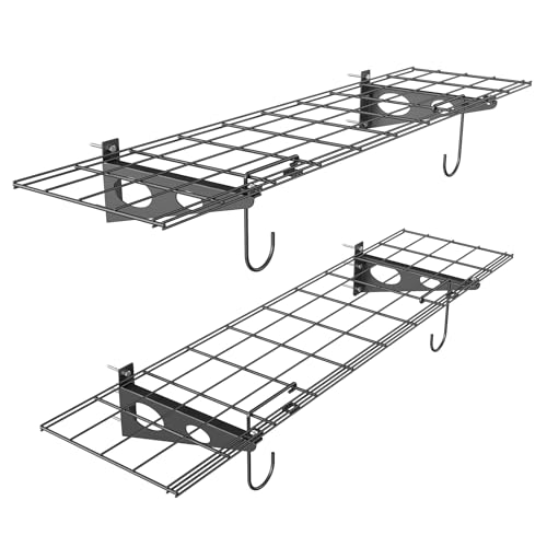 2 Pack Garage Wall Shelves