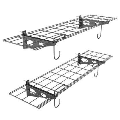 2 Pack Garage Wall Shelves