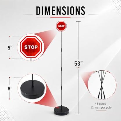 Flashing LED Stop Sign Garage Parking Assistant System (2 Count)