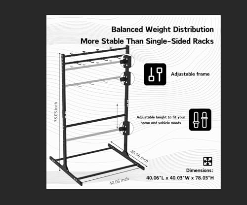 Vertical Bike Rack for Garage