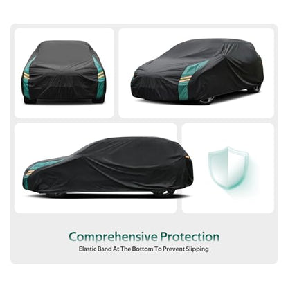 Hatchback Car Cover Waterproof All Weather for Automobiles