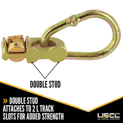 Double Stud L Track Fittings with Pear Link (4000 Count)