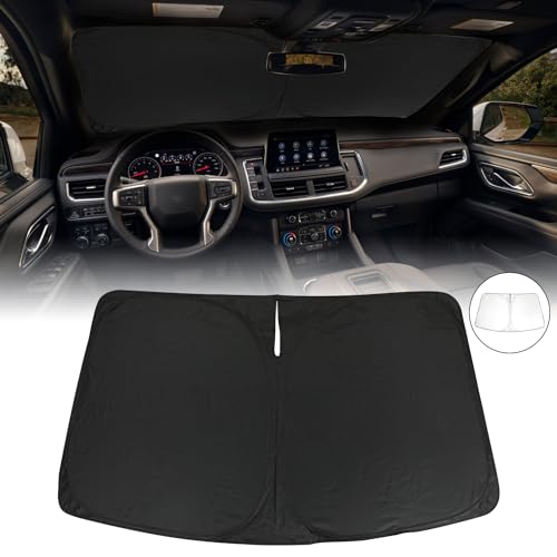 Windshield Sunshade UV Ray Reflector for Chevy Tahoe GMC Yukon 2021
