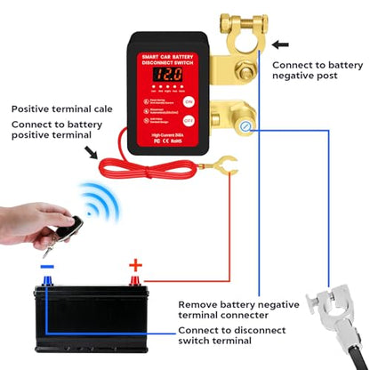 Remote Battery Disconnect Switch 12V (4 Count)