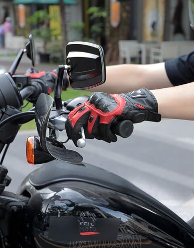 Sheepskin Leather Motorcycle Gloves for Men