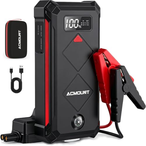 P100 5000A Car Battery Jump Starter for 10.0L Gas