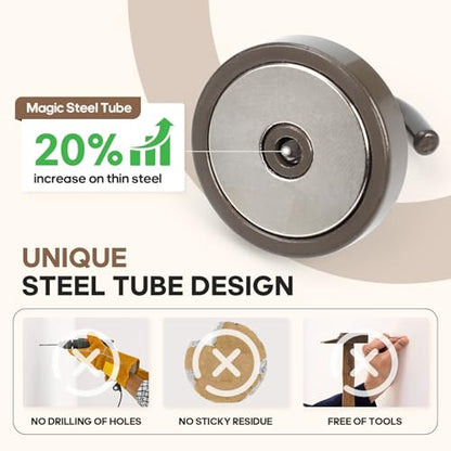 Magnetic Hooks Steel Tube Design for Cruise (10 Count)