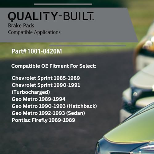 Front Semi Metallic Brake Pads