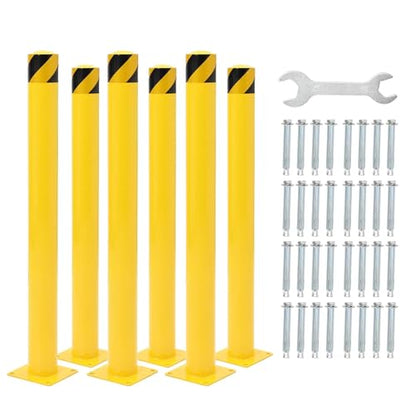 6Pcs Heavy Duty Safety Bollards