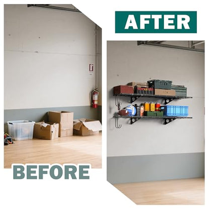 Garage Wall Shelves (2 Count)