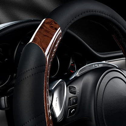 Wood Grain Microfiber Leather Sporty 14.5