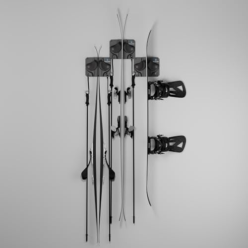 Ultimate Ski & Snowboard Wall Storage Rack (3 Count)