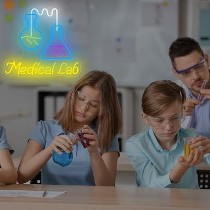 Science Laboratory Neon Sign