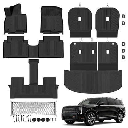 Floor Mat Set for 2027 Kia Telluride Hybrid 7 Seat