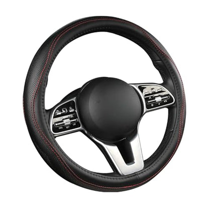 Leather Steering Wheel Cover