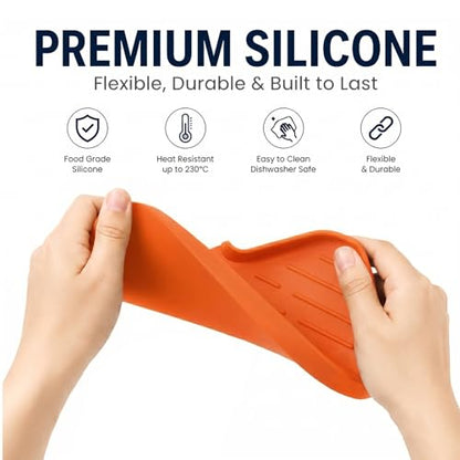 Silicone Soap Dish with Drain Spout