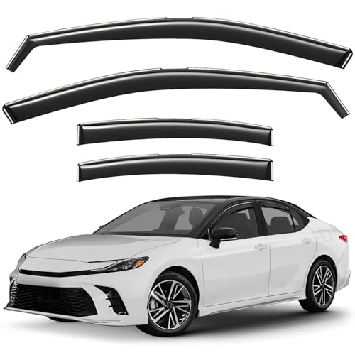 Window Deflectors Smoke Tinted in (4 Count)