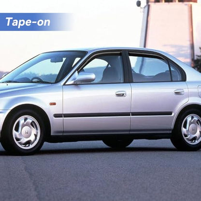 Window Visors Rain Guards for 1992 1993 1994 1995 Honda Civic Sedan (4 Count)