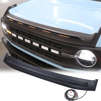 Hood Deflector with Light for Bronco 2021