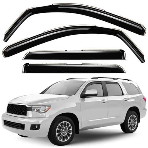 Window Deflectors Smoke Tinted in