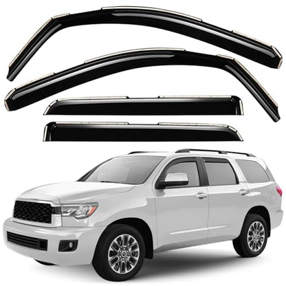 Window Deflectors Smoke Tinted in